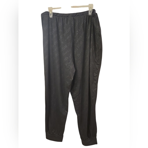 JUICY COUTURE RHINESTONE AND LOGO 3/4 SLEEVE SHIRT AND PANTS PAJAMA SET. SZ  1X. - Picture 4 of 15